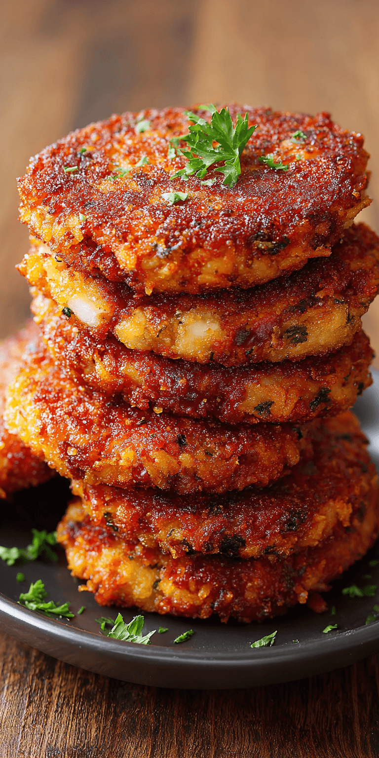 Canned Corned Beef Hash Patties served warm with cozy spices