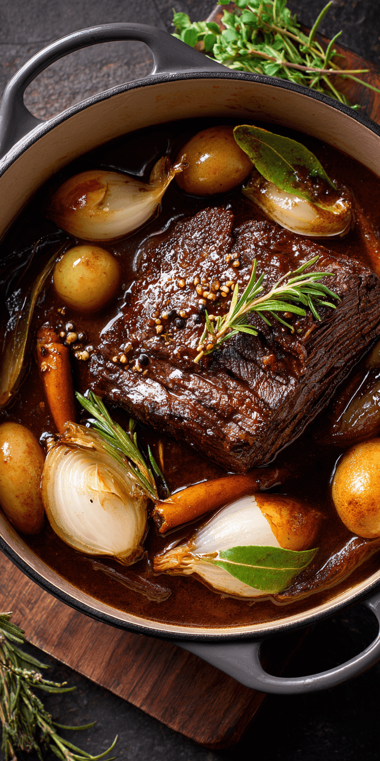 Guinness Corned Beef Brisket served warm with cozy spices