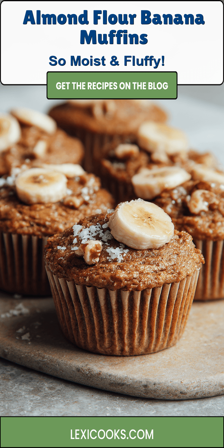 Almond Flour Banana Muffins served warm with cozy spices