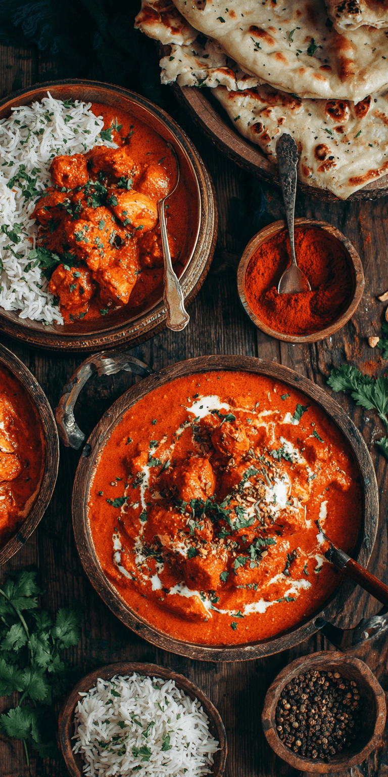 Butter Chicken Recipe served warm with cozy spices
