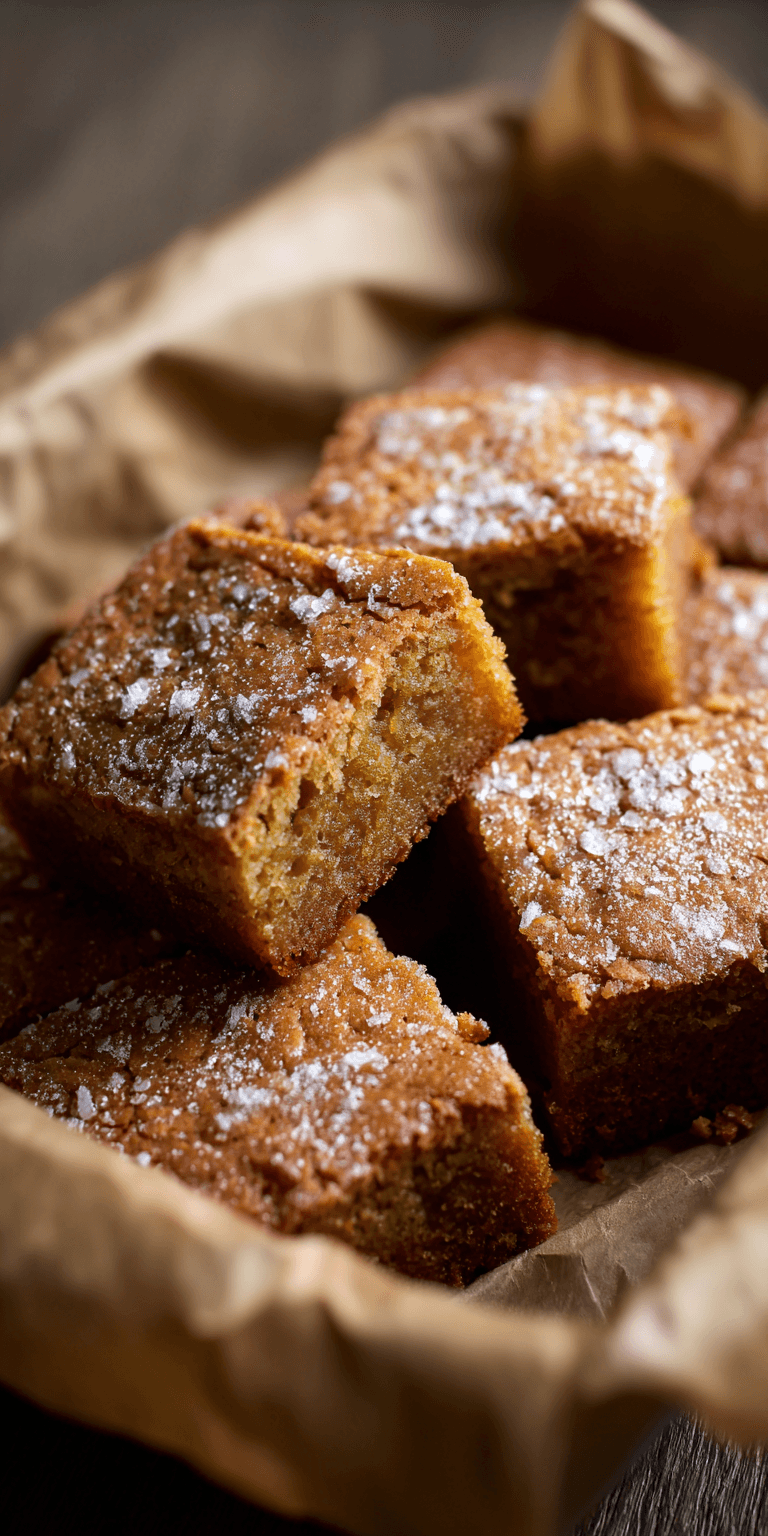 Earl Grey & Lemon Blondies served warm with cozy spices
