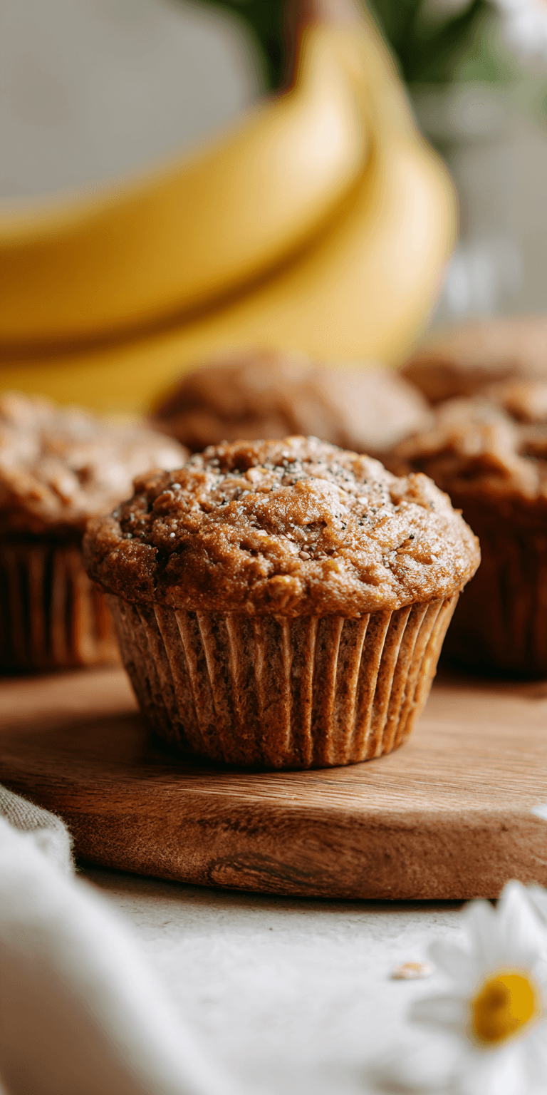Everything Seed Banana Muffins served warm with cozy spices