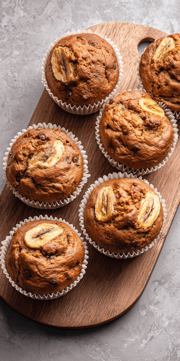 Greek Yogurt Protein Banana Muffins served warm with cozy spices