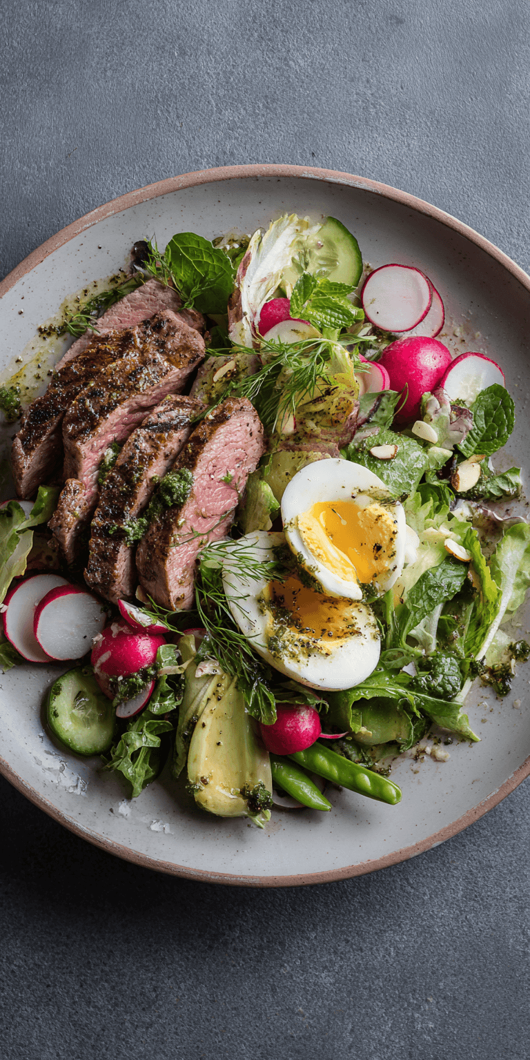 Light Spring Salads served warm with cozy spices