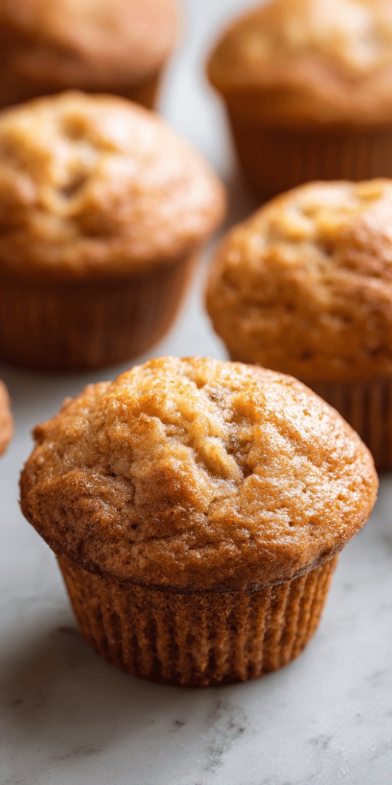 Mini Bite Sized Banana Muffins served warm with cozy spices