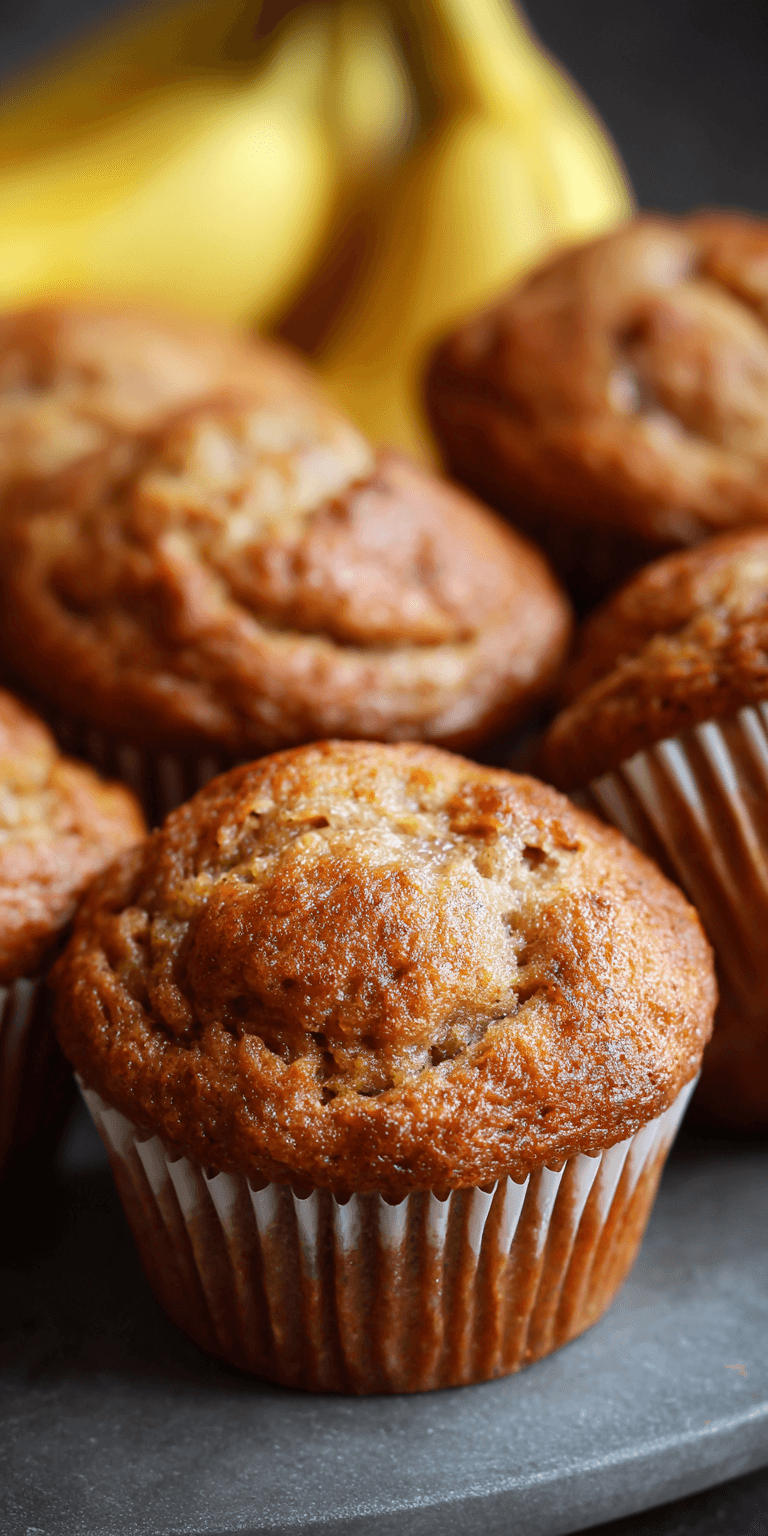 Protein Banana Muffins served warm with cozy spices