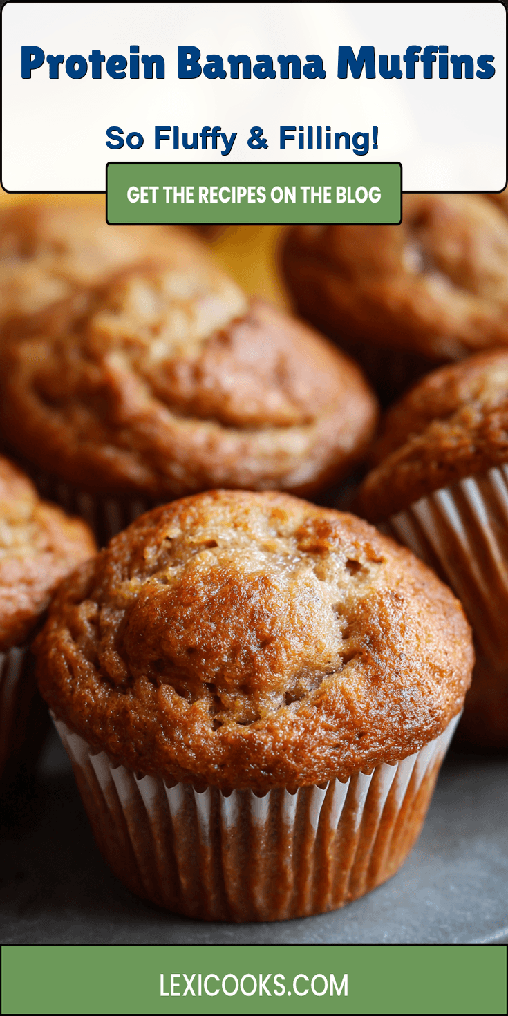 Protein Banana Muffins served warm with cozy spices