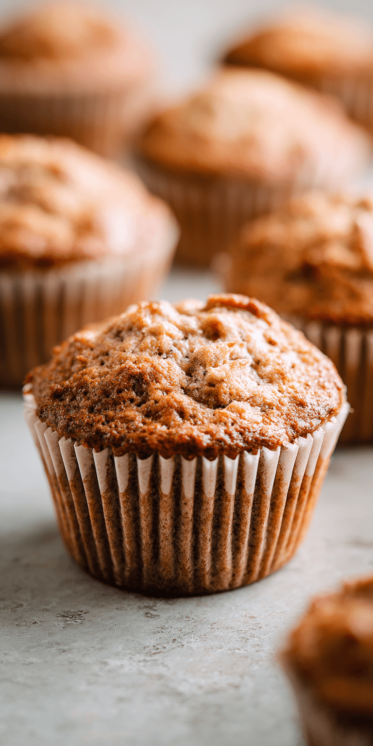 Sourdough Discard Banana Muffins served warm with cozy spices