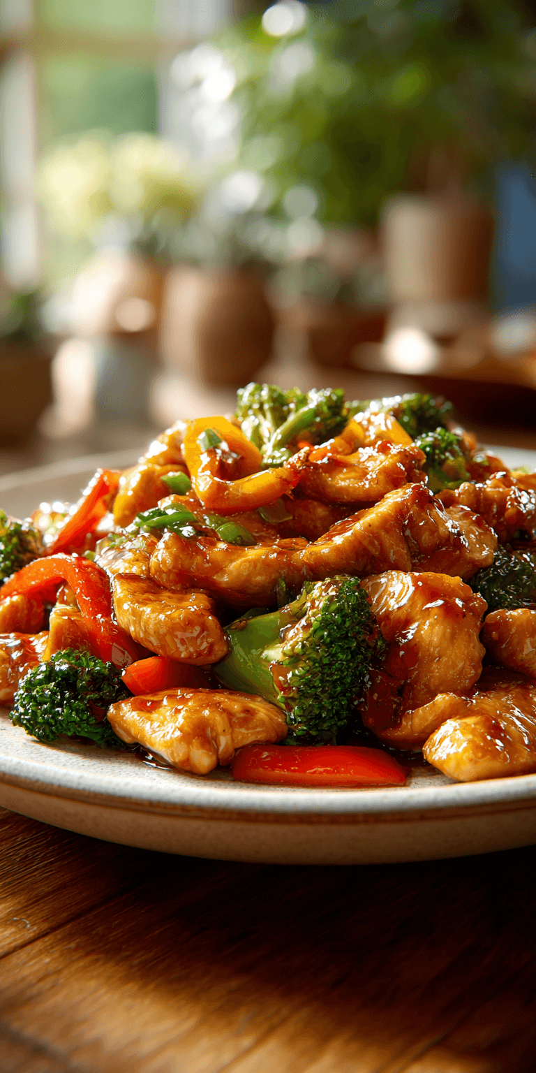 Chicken Stir Fry served warm with cozy spices