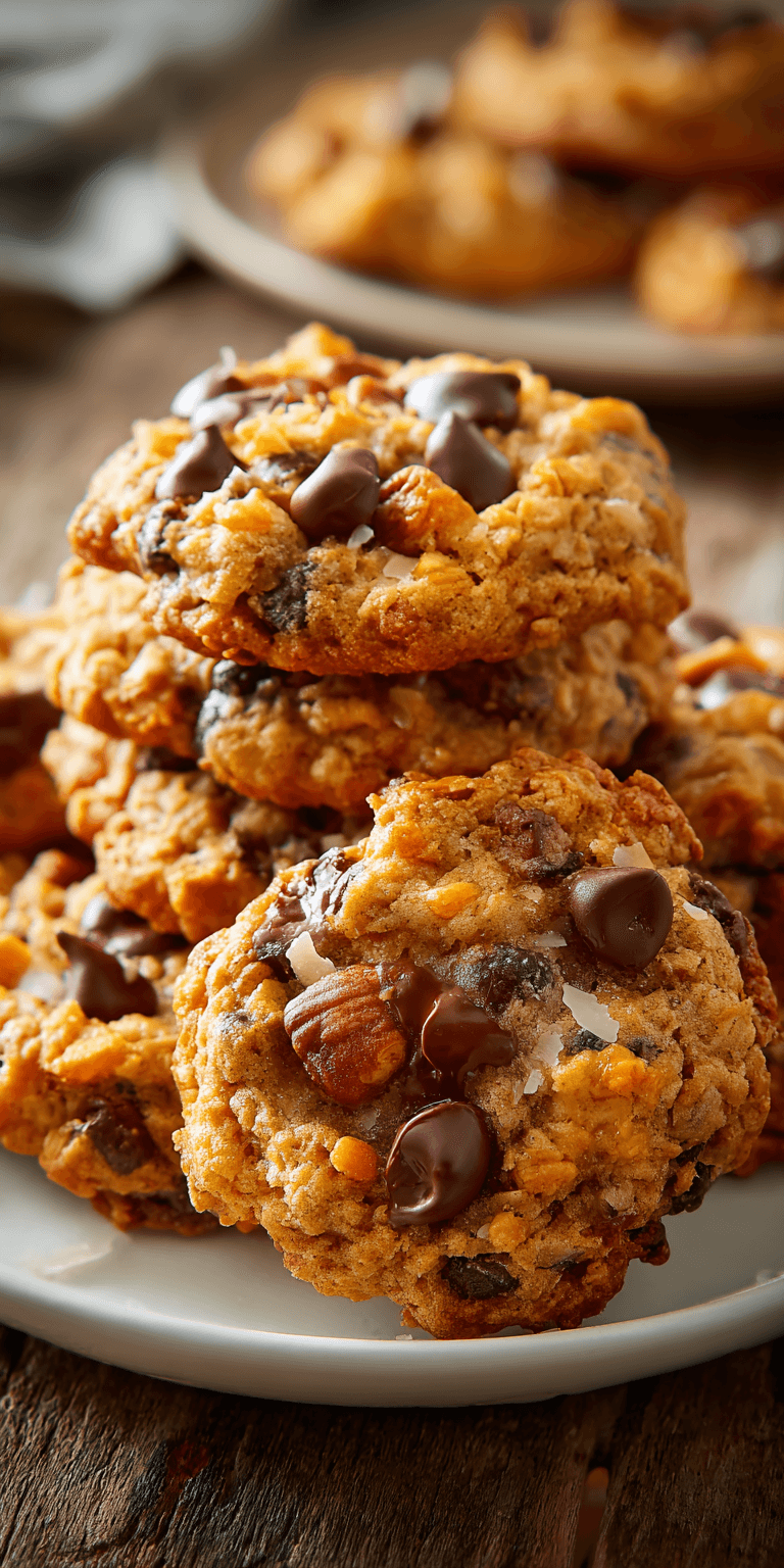 Cowboy Cookies served warm with cozy spices