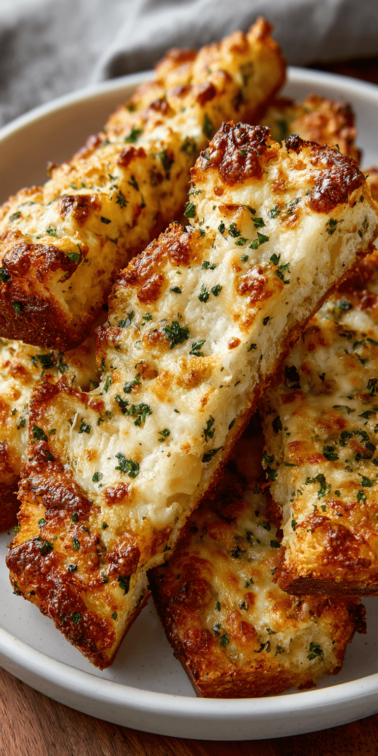 Keto Garlic Breadsticks served warm with cozy spices