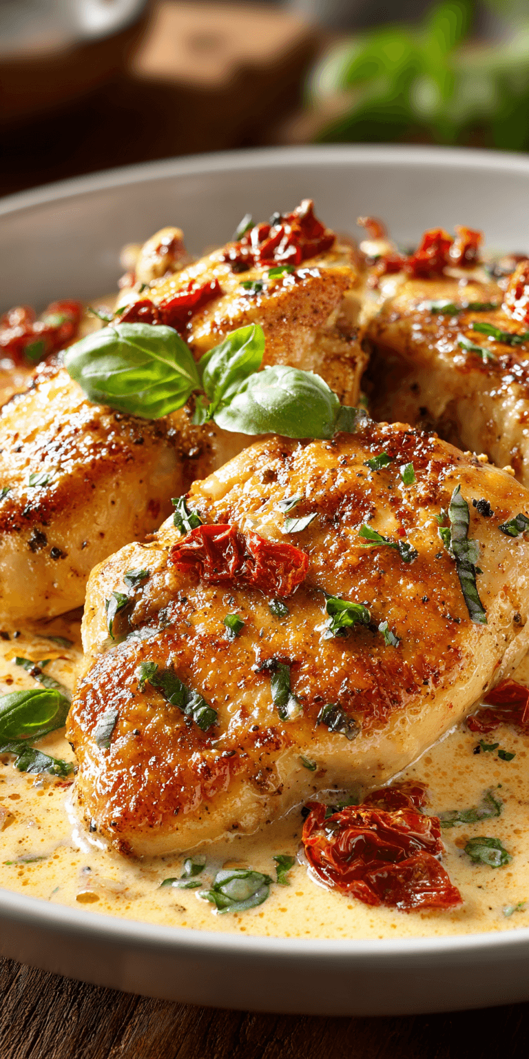 One Pan Marry Me Chicken served warm with cozy spices