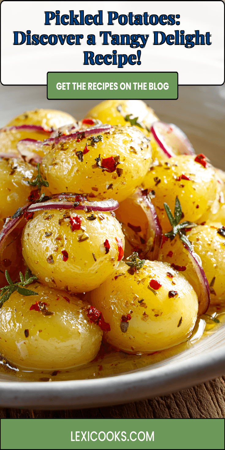 Pickled Potatoes: Discover a Tangy Delight Recipe! served warm with cozy spices